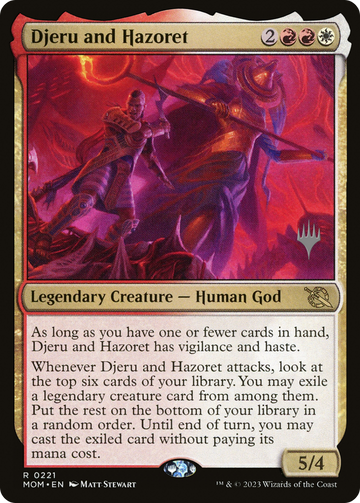 Djeru y Hazoret (paquete promocional) [Promociones de March of the Machine] 