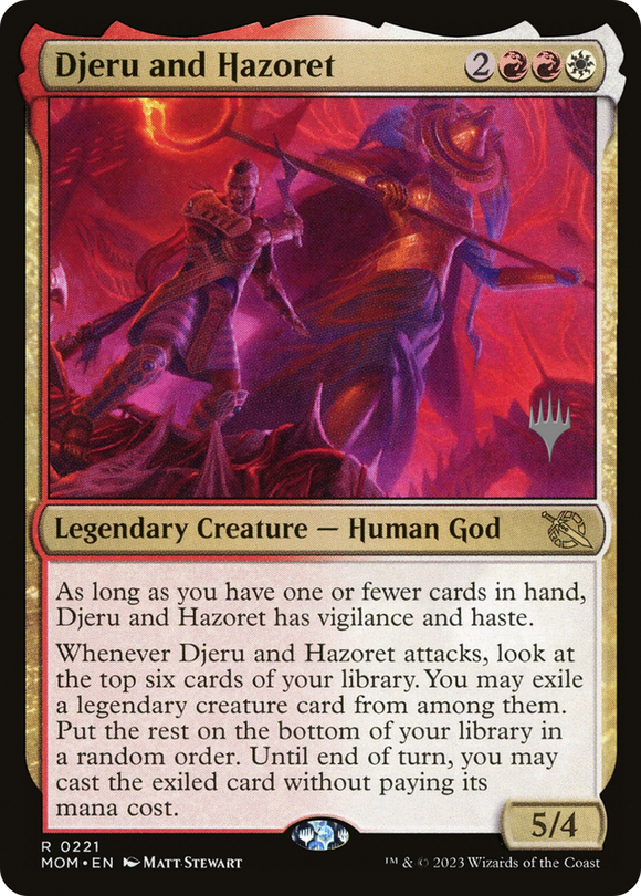 Djeru y Hazoret (paquete promocional) [Promociones de March of the Machine] 