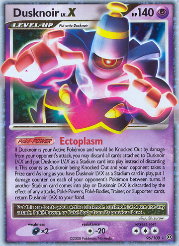Dusknoir LV.X (96/100) [Diamante y Perla: Frente de tormenta] 