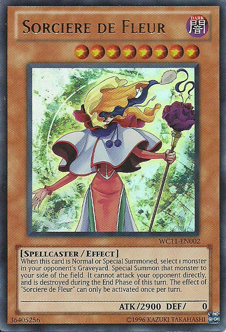 Sorcière de Fleur [WC11-EN002] Ultra Raro 