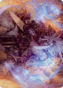 Tarjeta de arte de Satoru Umezawa 2 [Serie de arte Kamigawa: Neon Dynasty] 