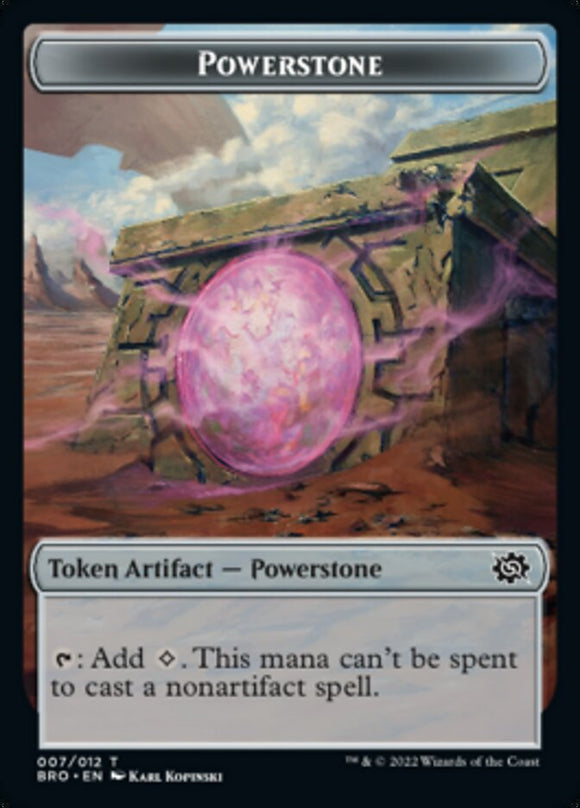 Powerstone // Ficha de doble cara Laserbeak [Fichas de guerra de los hermanos] 