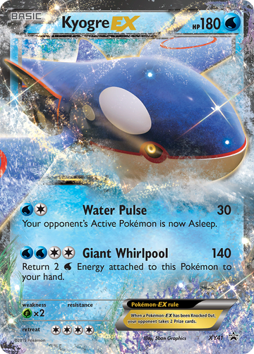 Kyogre EX (XY41) [Promociones de XY: Black Star] 