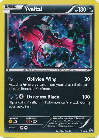 Yveltal (XY06) (Tarjeta Jumbo) [XY: Black Star Promos] 