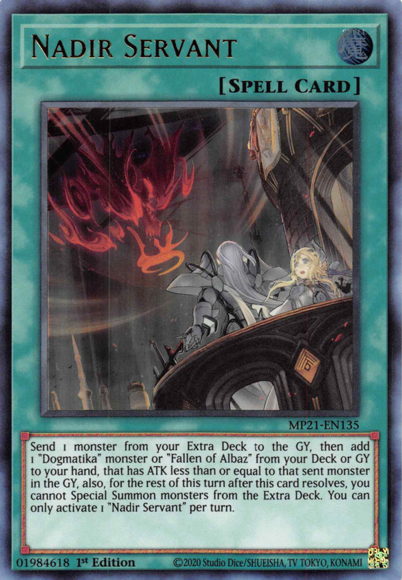 Sirviente Nadir [MP21-EN135] Ultra raro 