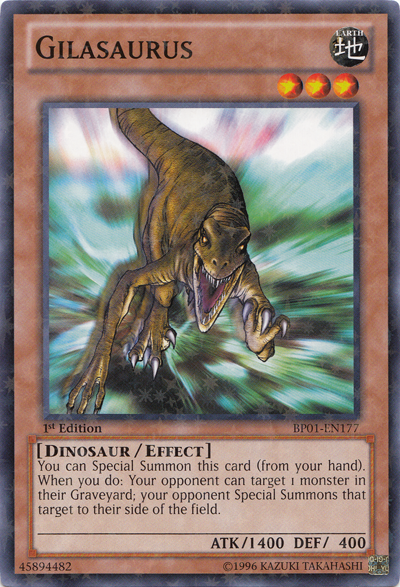 Gilasaurus [BP01-EN177] Starfoil Raro 