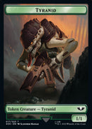 Tyranid (017) // Tyranid Warrior Double-Sided Token (Surge Foil) [Warhammer 40,000 Tokens]-1