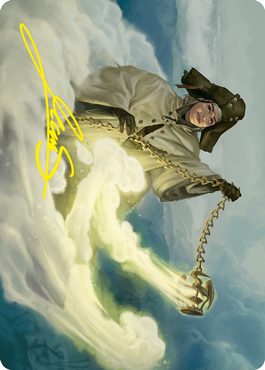 Tarjeta de arte del Ministro viajero (firma estampada en dorado) [Serie de arte de Innistrad: Crimson Vow] 
