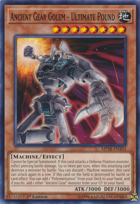 Golem de equipo antiguo - Golpe definitivo [MP18-EN103] Común 