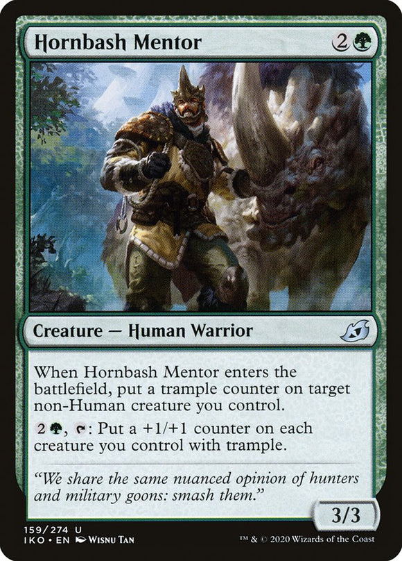 Mentor de Hornbash [Ikoria: Lair of Behemoths] 