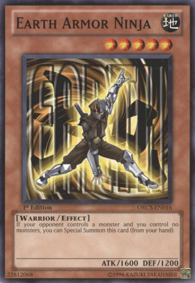 Armadura de tierra Ninja [ORCS-EN016] Común 