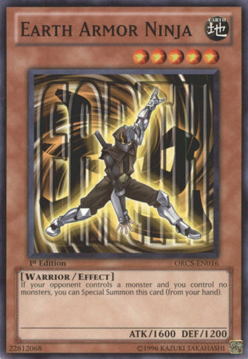 Armadura de tierra Ninja [ORCS-EN016] Común 