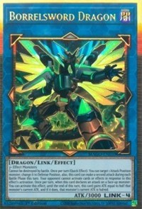 Dragón Borrelsword (Arte alternativo) [MAGO-EN039] Oro Raro 