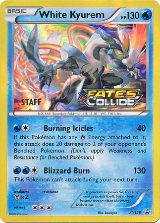 Kyurem blanco (XY128) (Bastón) [XY: Black Star Promos] 
