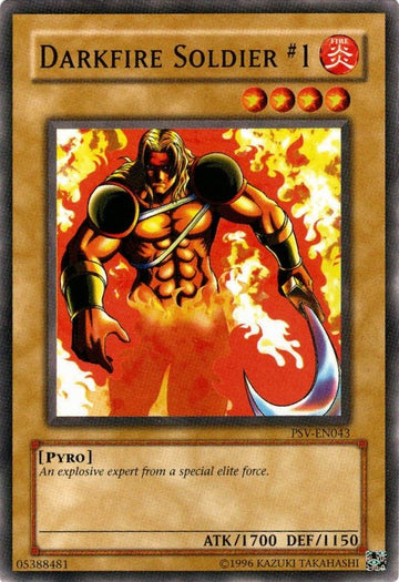 Soldado de fuego oscuro n.° 1 [PSV-EN043] Común 