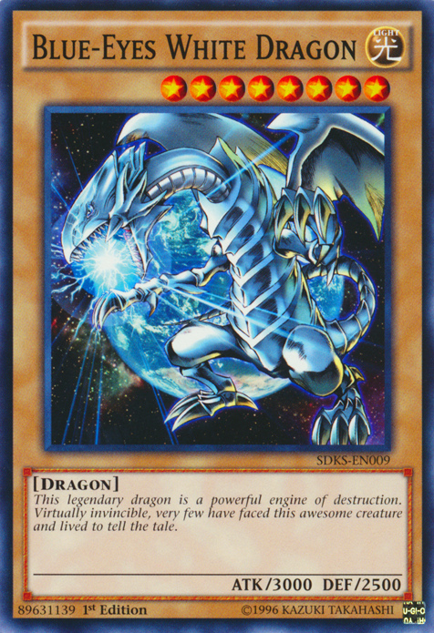 Dragón blanco de ojos azules [SDKS-EN009] Común 