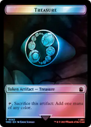Dalek // Treasure (0063) Double-Sided Token (Surge Foil) [Doctor Who Tokens]-2