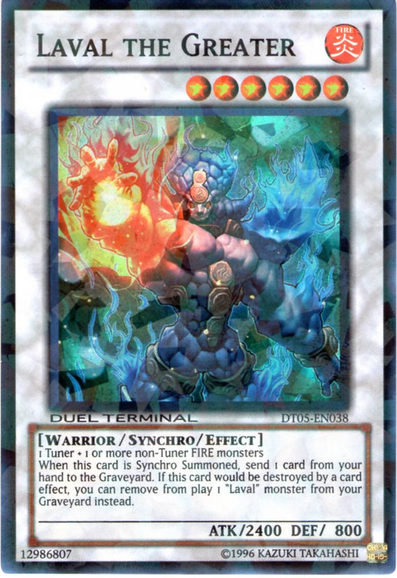 Laval el Mayor [DT05-EN038] Súper raro 