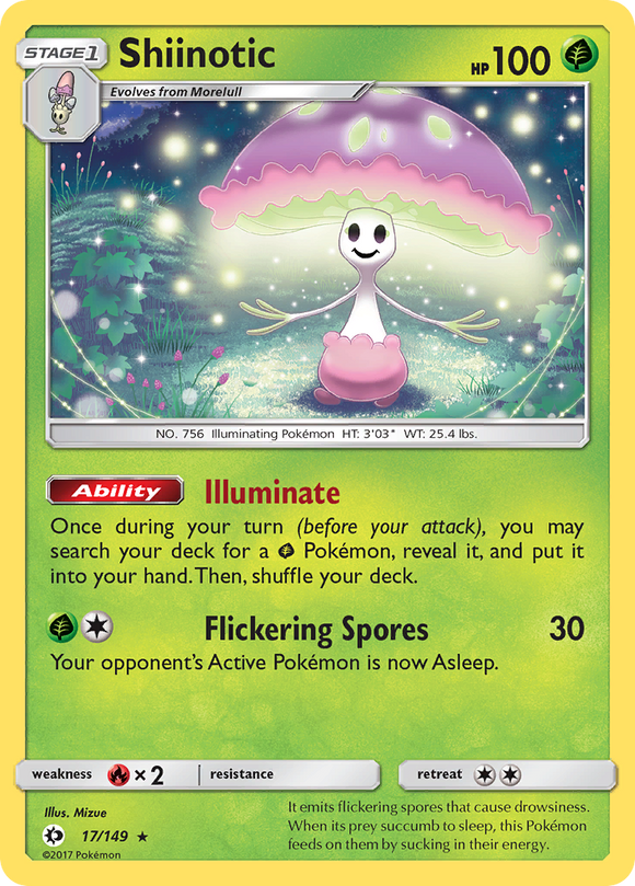 Shiinotic (17/149) [Sol y Luna: Conjunto básico] 