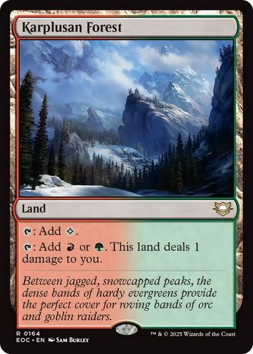 Karplusan Forest [Edge of Eternities Commander]