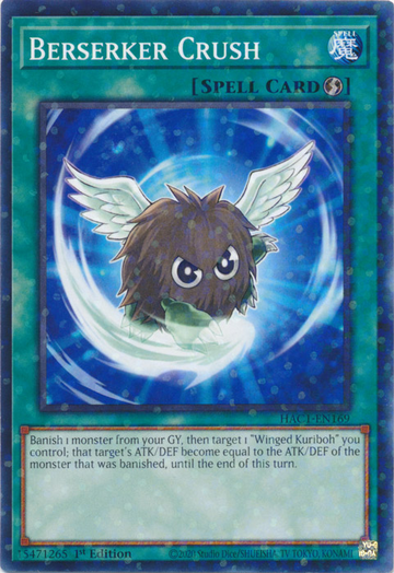 Aplastamiento Berserker (Terminal de Duelo) [HAC1-EN169] Común 