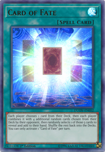 Carta del Destino [DUOV-EN052] Ultra Rara 