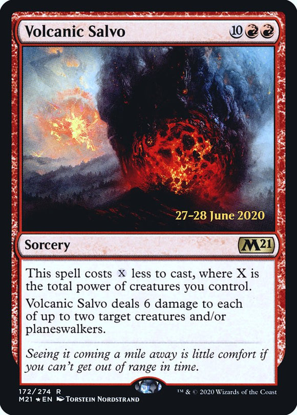 Volcanic Salvo [Promociones de prelanzamiento de la colección básica 2021] 