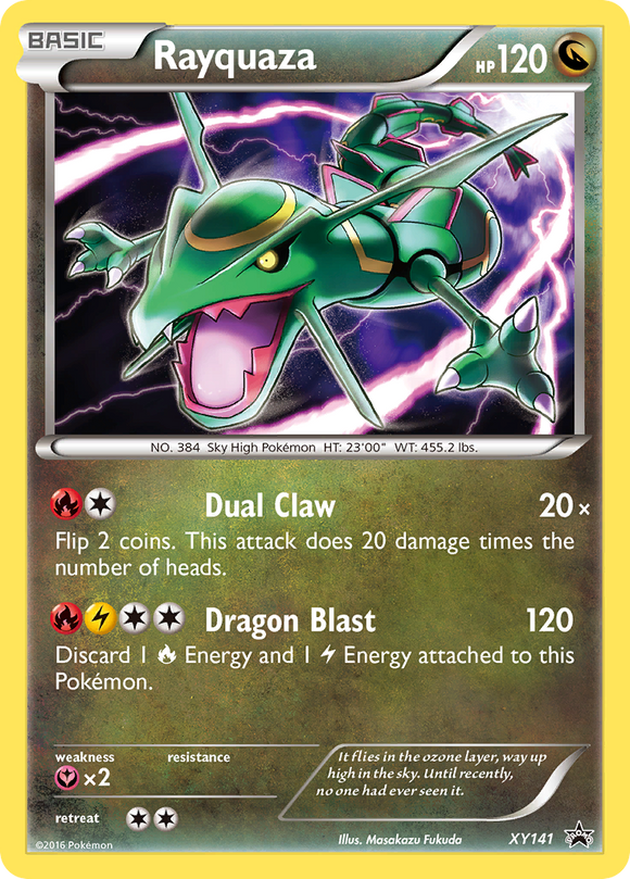 Rayquaza (XY141) [Promociones de XY: Black Star] 