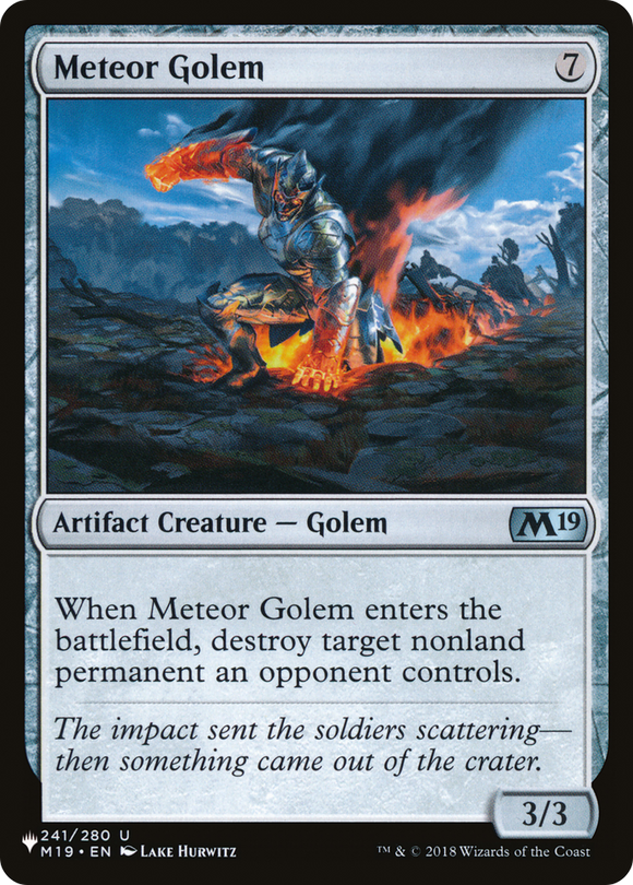 Meteor Golem [Guarida secreta: de adorable a brutal] 