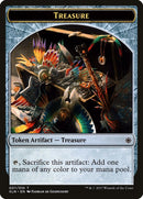 Saproling // Treasure (007) Double-Sided Token [Explorers of Ixalan Tokens]-2