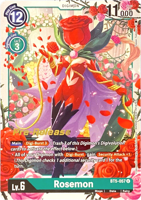 Rosemon [BT5-057] [Promociones previas al lanzamiento de Battle of Omni] 