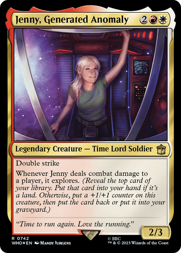 Jenny, anomalía generada (Surge Foil) [Doctor Who] 