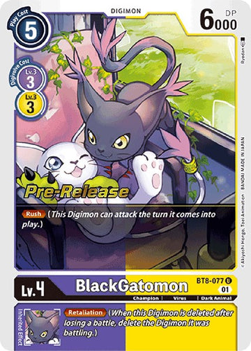 BlackGatomon [BT8-077] [Nuevas cartas de prelanzamiento de Awakening] 