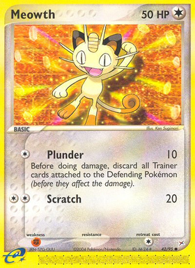 Meowth (42/95) [EX: Team Magma vs Team Aqua]