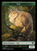 The Monarch // Cat (0030) Double-Sided Token [Commander Masters Tokens]-2