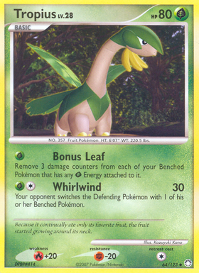 Tropius (64/123) [Diamante y perla: tesoros misteriosos] 