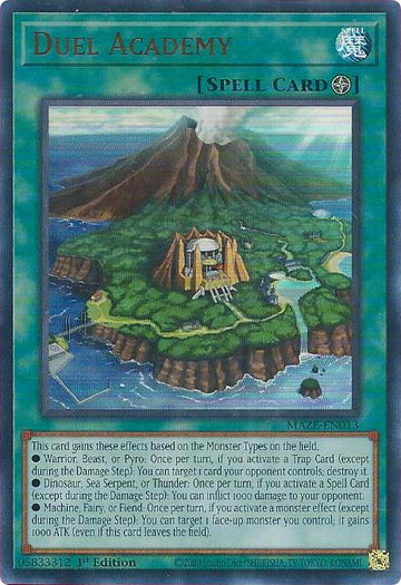 Academia de duelo [MAZE-EN013] Ultra rara 