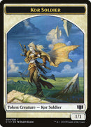 Kor Soldier // Pegasus Double-Sided Token [Commander 2014 Tokens]-1