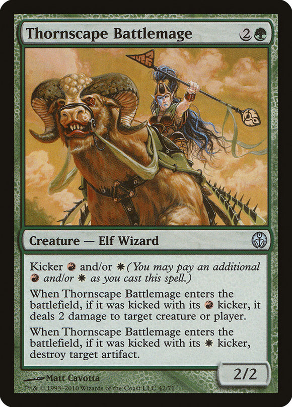 Mago de batalla de Thornscape [Duel Decks: Phyrexia vs. la Coalición] 