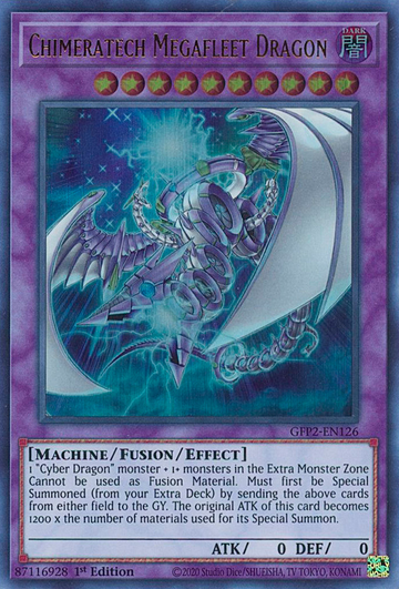 Dragón de la Megaflota Chimeratech [GFP2-EN126] Ultra raro 