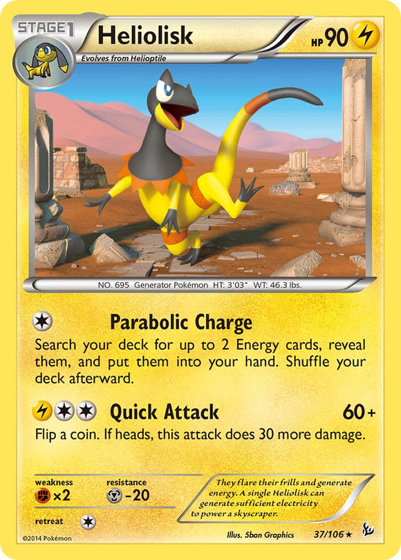 Heliolisco (37/106) (Exclusivo del mazo temático) [XY: Flashfire] 