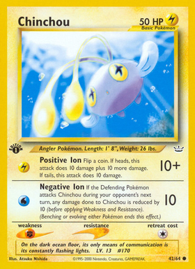Chinchou (42/64) [Neo Revelation 1.ª Edición] 