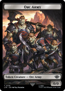 Orc Army (0018) // Food (0023) Double-Sided Token (Surge Foil) [The Lord of the Rings: Tales of Middle-Earth Tokens]-1