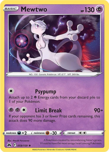 Mewtwo (059/159) [Espada y escudo: corona cenit] 