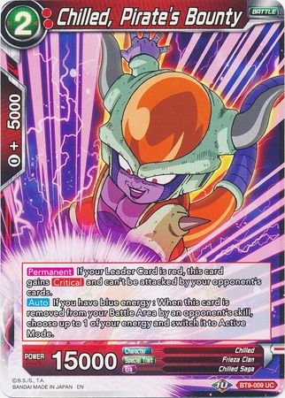 Recompensa del pirata helada (BT9-009) [Universal Onslaught] 