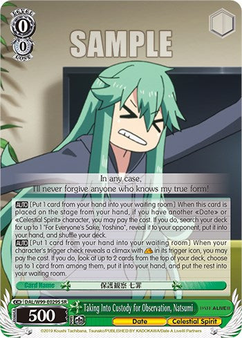 Detenida para observación, Natsumi [Date A Live Vol. 2] 