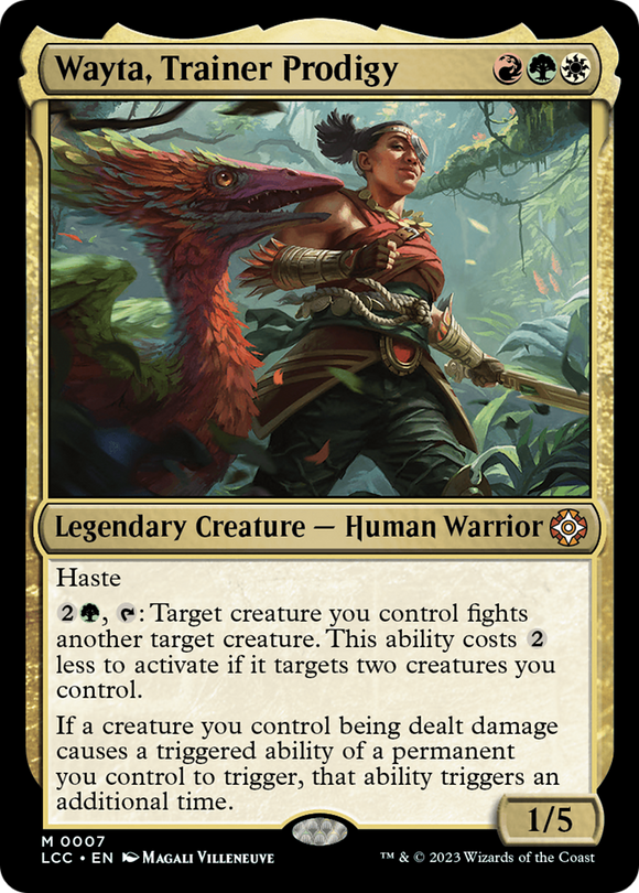 Wayta, Entrenador Prodigio [Las Cavernas Perdidas de Ixalan Commander] 
