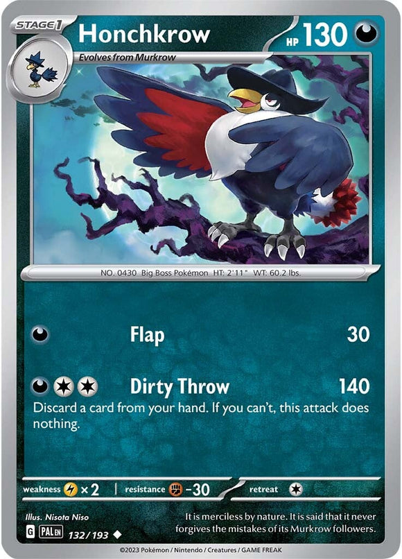 Honchkrow (132/193) [Scarlet &amp; Violet: Paldea evolucionada] 
