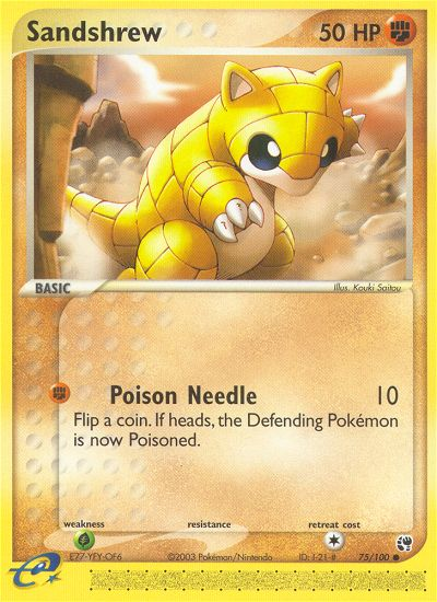 Sandshrew (75/100) [EX: Tormenta de arena] 