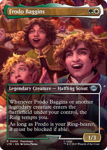 Frodo Baggins (Arte alternativo sin bordes) [El Señor de los Anillos: Cuentos de la Tierra Media] 
